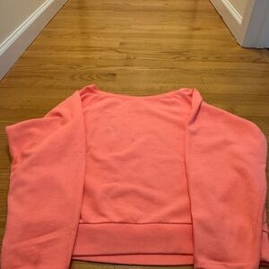 GAP Coral Cropped Sweatshirt